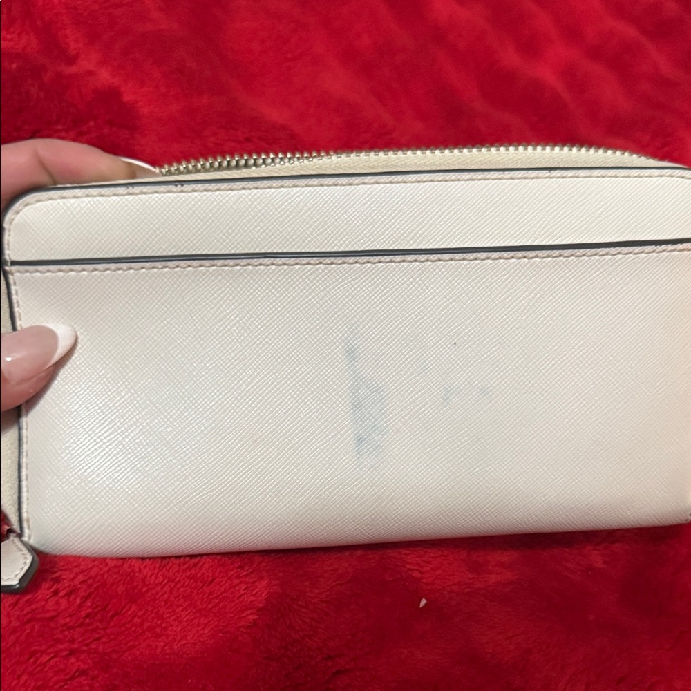 Kate Spade Cream Zip-Around Wallet- SEE PHOTOS PLEASE - Picture 8 of 11